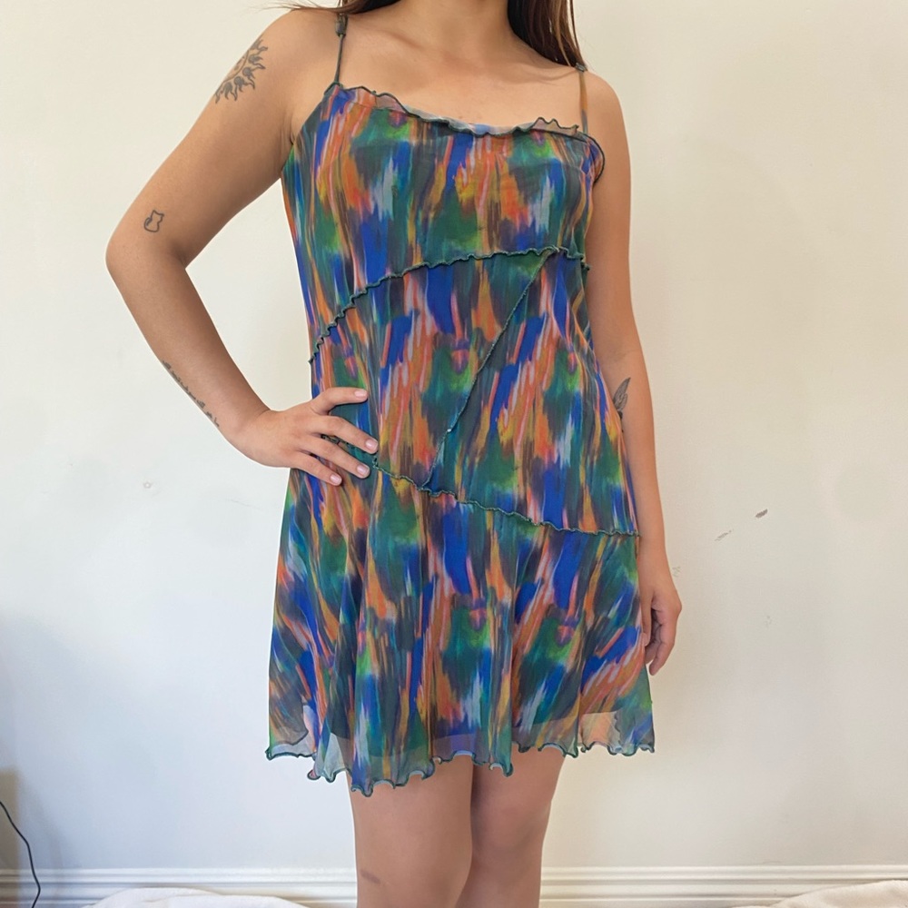 Multicolored urban outfitters dress